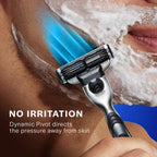 Gillette Mach 3 (Handle + 2 Cartridges) Shaving Razor For Men