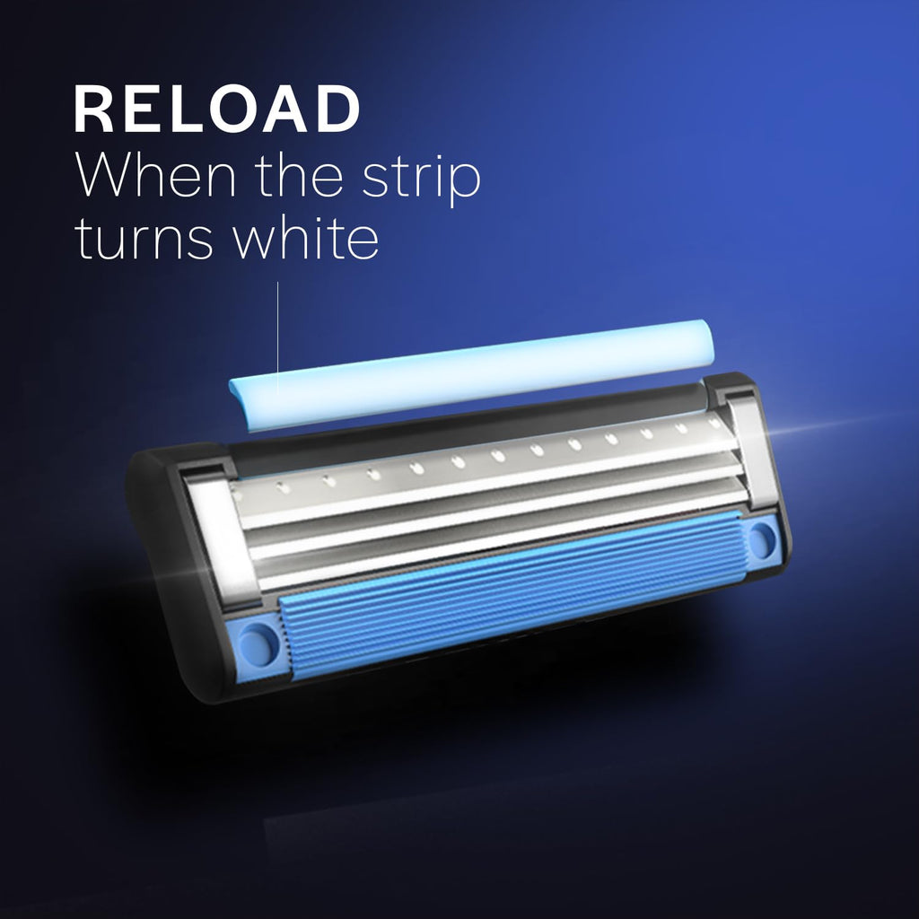Gillette Mach 3 (Handle + 2 Cartridges) Shaving Razor For Men