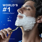 Gillette Mach 3 (Handle + 2 Cartridges) Shaving Razor For Men