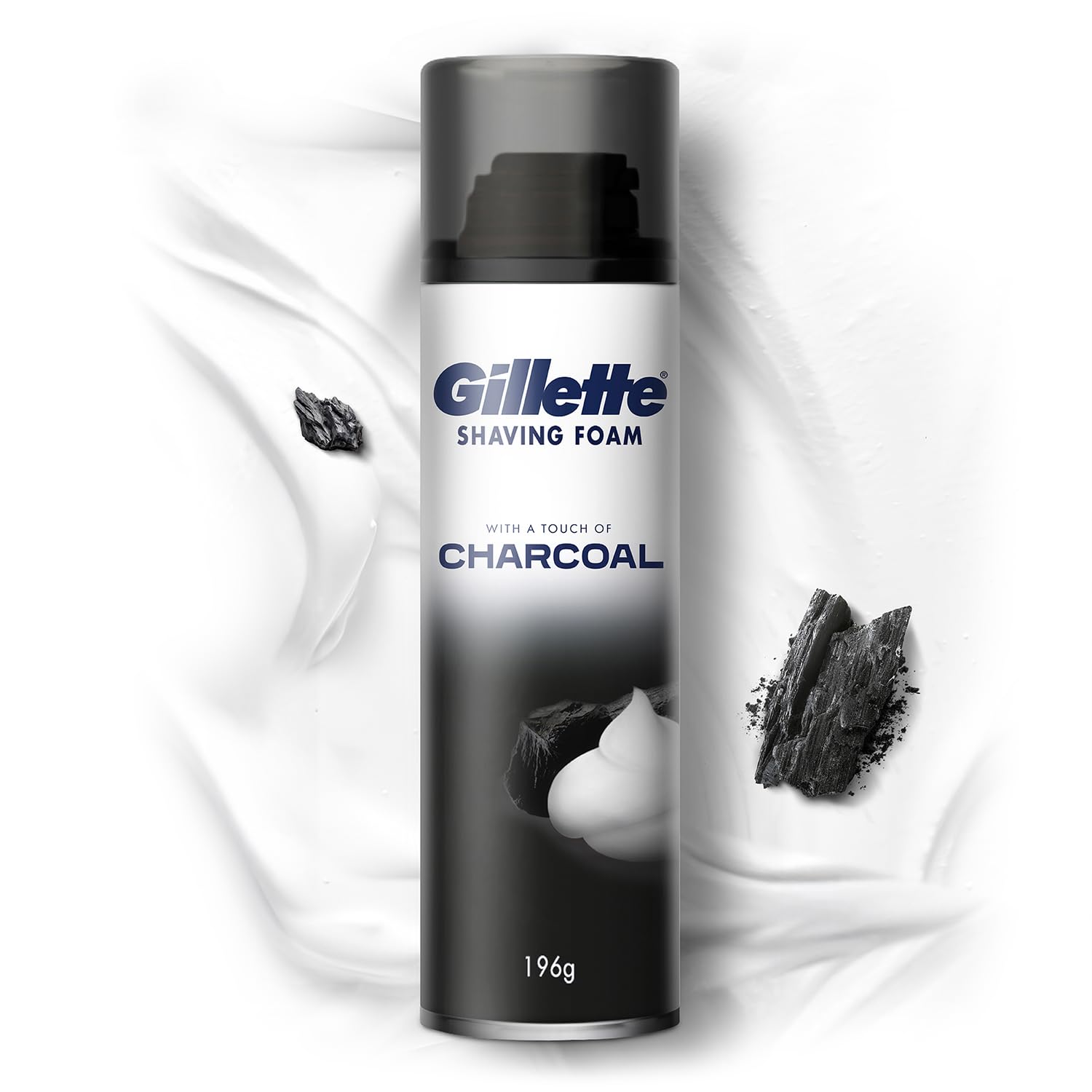 Gillette Pre Shave foam | Charcoal | 196 gm