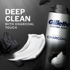 Gillette Pre Shave foam | Charcoal | 196 gm