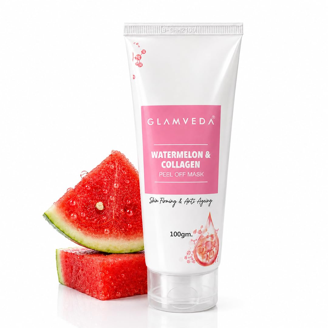 Glamveda Watermelon & Collagen Peel Off Mask for Women 100gm