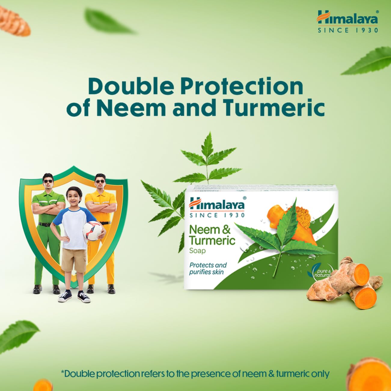 Himalaya Herbals Protecting Neem and Turmeric Soap, 75g