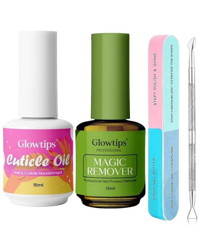 Glowtips Gel Nail Polish Remover Kit,