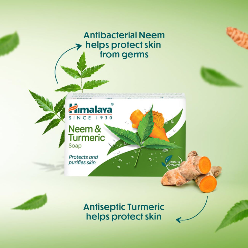 Himalaya Herbals Protecting Neem and Turmeric Soap, 75g