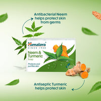 Himalaya Herbals Protecting Neem and Turmeric Soap, 75g