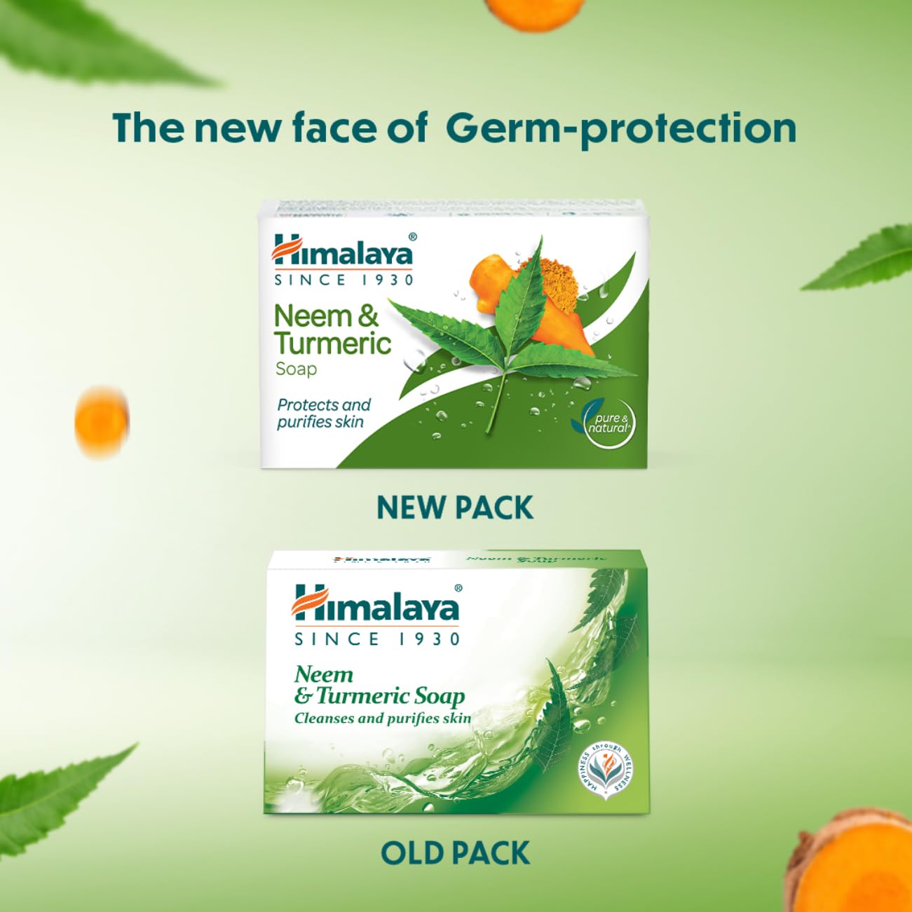 Himalaya Herbals Protecting Neem and Turmeric Soap, 75g