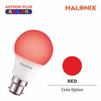 HALONIX LED BULB ASTRON PLUS 9W B22 RED PACK 2