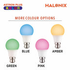 HALONIX LED BULB ASTRON PLUS 9W B22 RED PACK 2