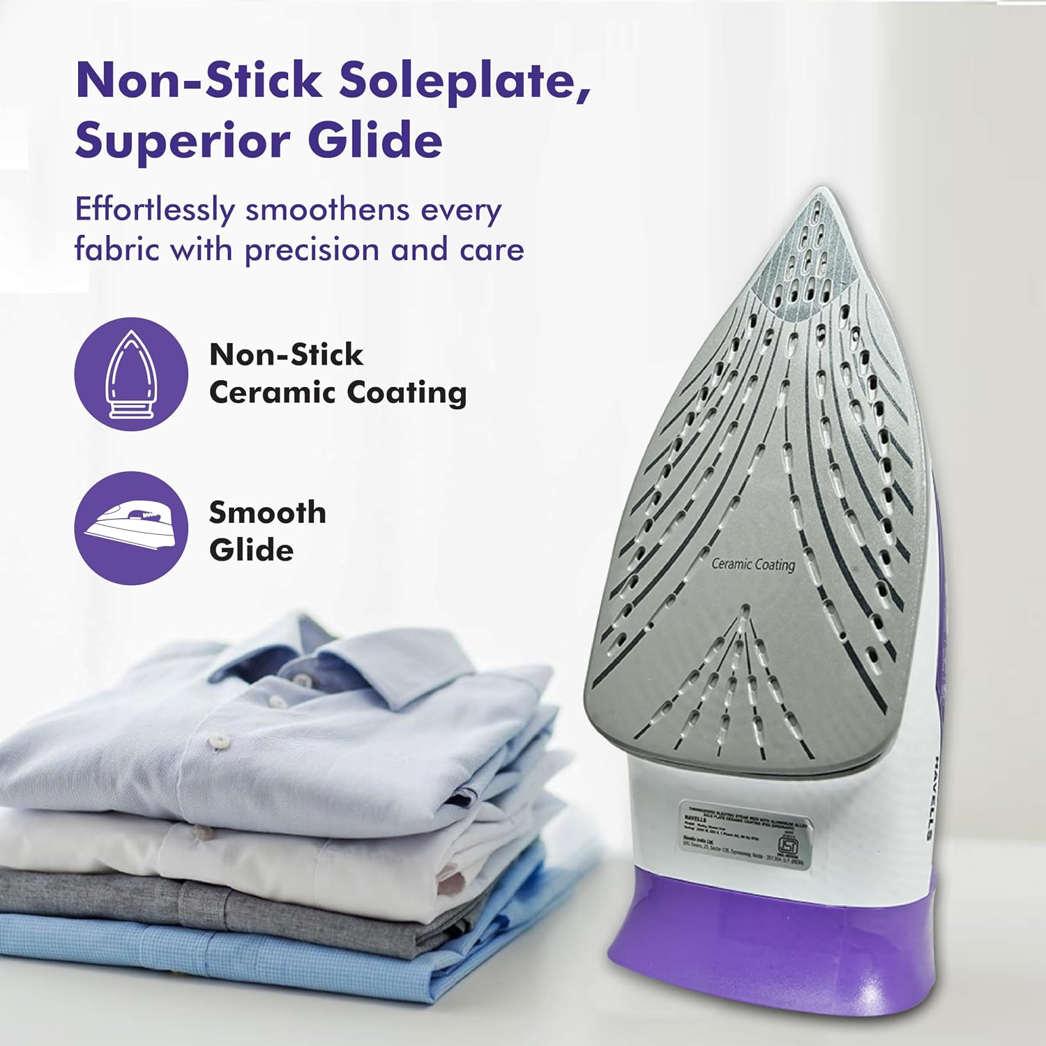 HAVELLS Husky 2200 W Steam Iron with Auto Shut Off, Steam Boost, Vertical, Horizontal Ironing