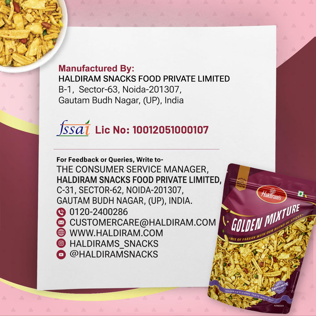 Haldiram's Golden Mixture Namkeen 800 g