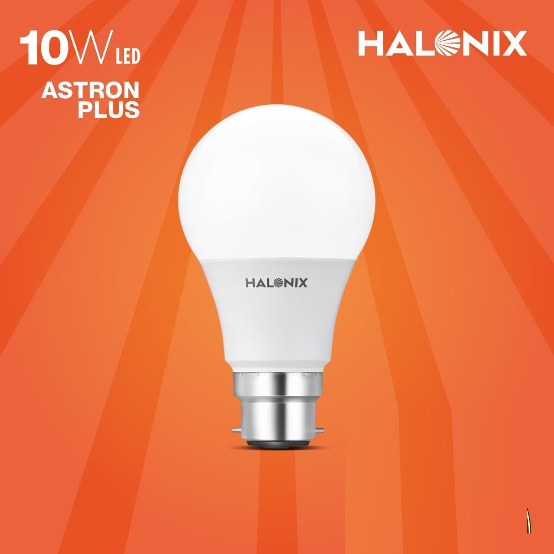 Halonix 10W B22 LED Bulb Cool White, Pack of 25 | Energy Efficient, Bright Light for Home & Office