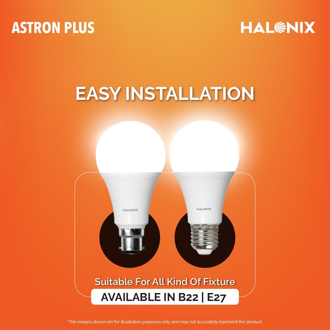 Halonix 10W B22 LED Cool Day Light Bulb, Pack of 10