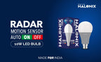 Halonix 10W Motion Sensor Led bulb | Color-6500K White | Auto on- Auto Off light | Motion sensor light | Pack of 1 | b22d