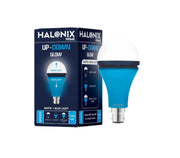 Halonix 10W Up-Down Glow White & Blue 3-Mode B22D LED Bulb | Switch On/Off to Change Color | Decorative LED Bulb | White and Blue Color