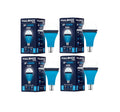 Halonix 10W Up Down Glow Blue & White 3 Modes LED | Switch On-Off to Change Color | Decorative B22 Base | Pack of 4
