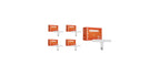 Halonix 10 Watts B22d LED bulb tube Light Cool White, Pack of 5, T-bulb