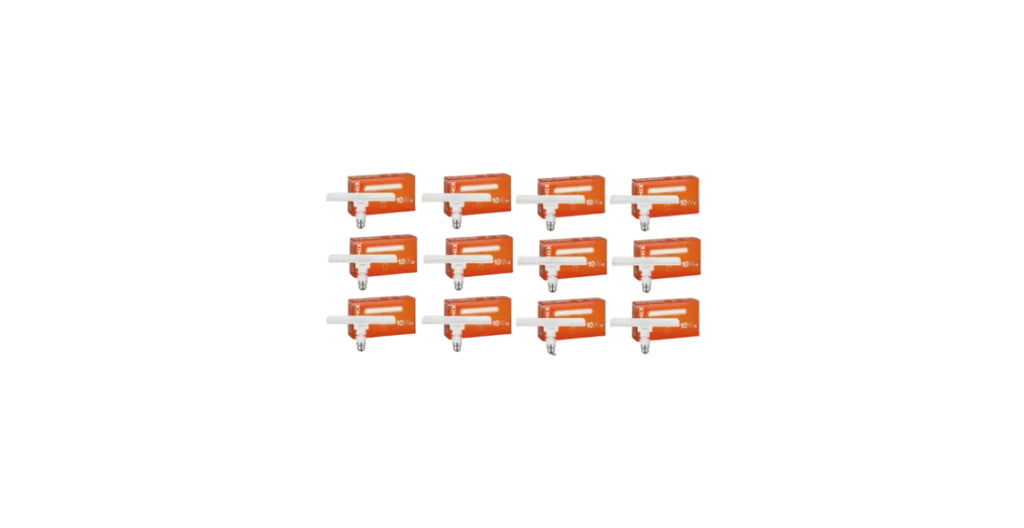 Halonix 10 Watts B22d Led bulb Mini tube Light |Color- Cool White | Base-B22 | Pack of 12 |