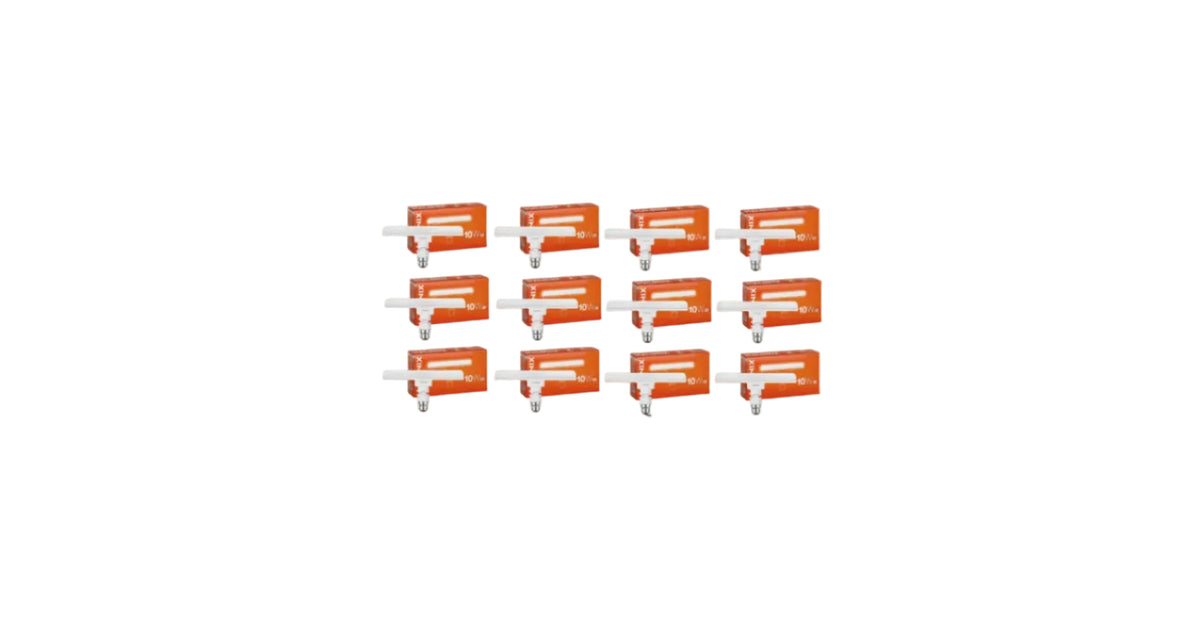 Halonix 10 Watts B22d Led bulb Mini tube Light |Color- Cool White | Base-B22 | Pack of 12 |