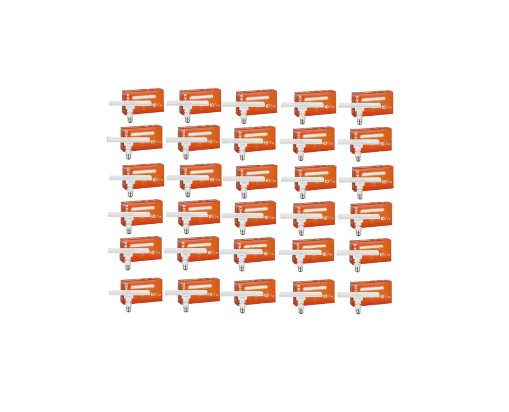 Halonix 10 Watts B22d Led bulb Mini tube Light |Color- Cool White | Base-B22 | Pack of 30 |