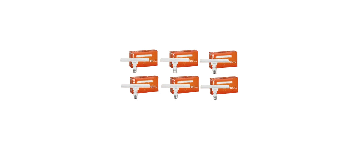 Halonix 10 Watts B22d Led bulb Mini tube Light |Color- Cool White | Base-B22 | Pack of 6|