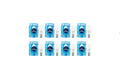 Halonix 2-in-1 Dimmable 9W & 0.5W Multi Wattage Adjustable Light Led Bulb | All Rounder led Bulb Base B22D | Pack of 8