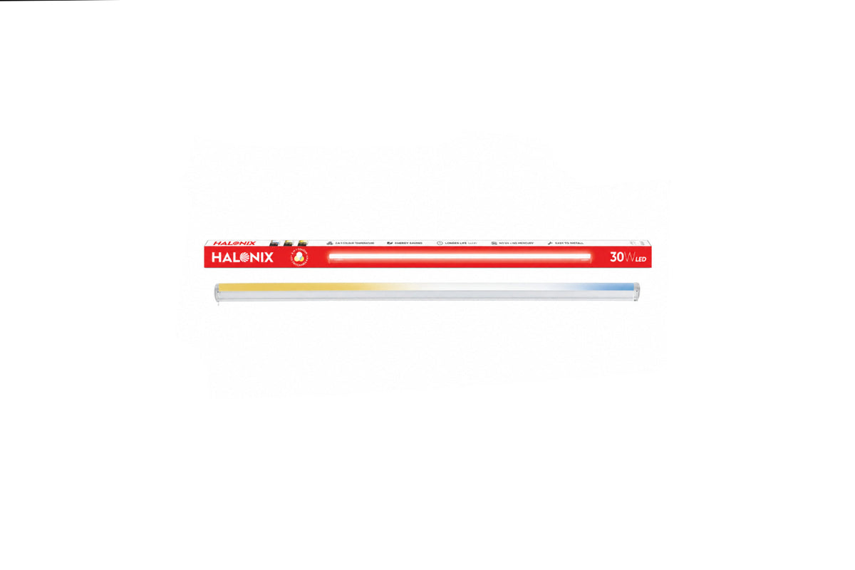 Halonix 30 Watt 3-in-1 LED Tube Light | 3 Color LED Batten | White, Warm Yellow & Off-White Lighting Modes | High Brightness Tube Light | Pack of 1