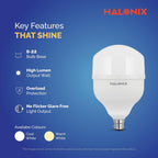 Halonix 45W LED Light Bulb | White (6500K) |Energy Efficient| 4kv Surge Protection | High Lumens Per Watt | Pack of 1
