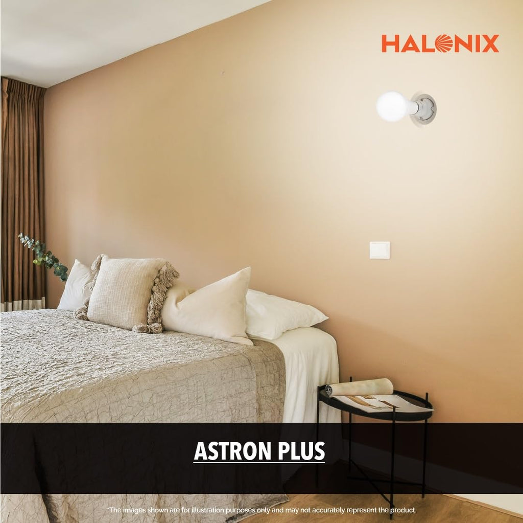 Halonix  10W B22D Led ASTRON Plus (Pack of 3, White, Round)