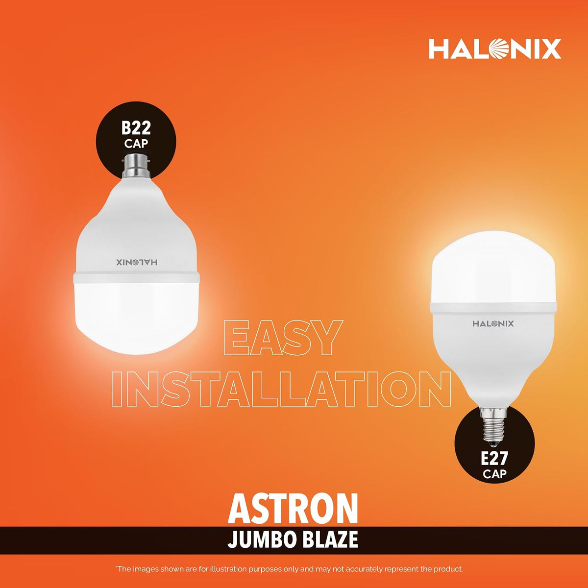Halonix 30W LED Light Bulb | Cool Day Light (6500K) |Pack of 2 |Energy Efficient| 4kv Surge Protection |Base- B22