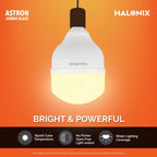 Halonix Jumbo 30W Higher Wattage Yellow Led Bulb | Warm White Led Bulb | Base- B22 | Energy Efficient | Surge Protection | Pack of 1