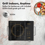 Havells 2200 Watt Infrared Induction Cooktop With Digital Display| Glo TC22-6KV Surge Protection| Sensor Touch| SS304 Food grade grill| 1 Year Door step Warranty By Havells