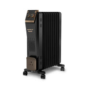 Havells 9 Fin Oil Filled Room Heater (OFR) | Advanced New U-Tech Fast Heating Fins with 10-Year Warranty | 2900W | ISI Approved | PTC Fan Heater | Inclined Control Panel | Black