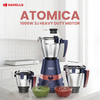 Havells Atomica 1000W 3 Jar Mixer Grinder