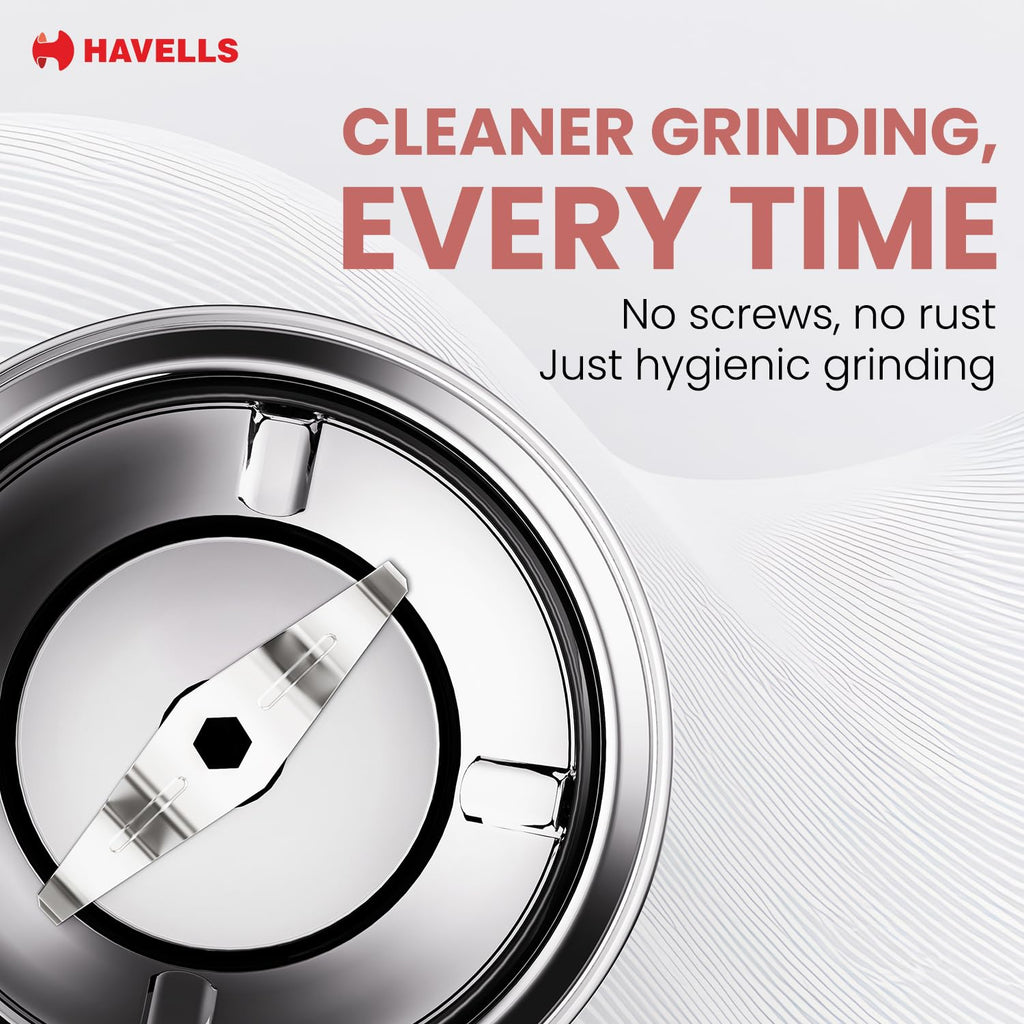 Havells Atomica 1000W 3 Jar Mixer Grinder