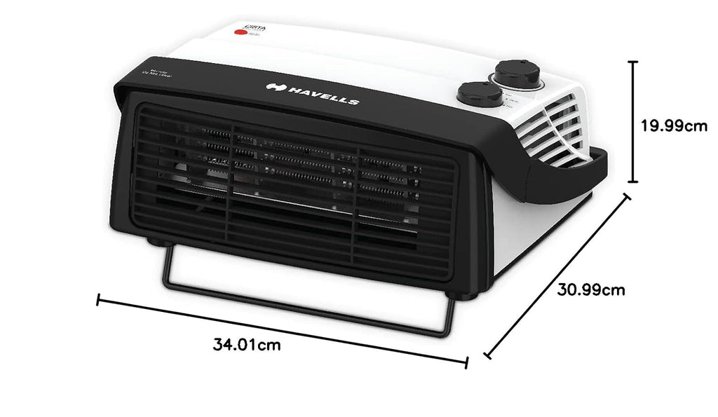 Havells Cista Room Heater, White, 2000 Watts
