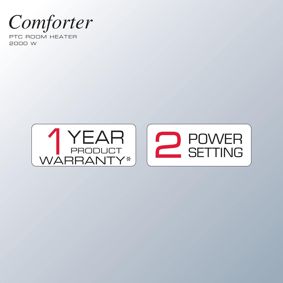 Havells Comforter 2000 Watt Room Heater with Overheat Protection| Easy to Carry for Bedroom and Office| Adjustable Thermostat Control Knob & Adjustable Vent for Air Delivery (White and Black)