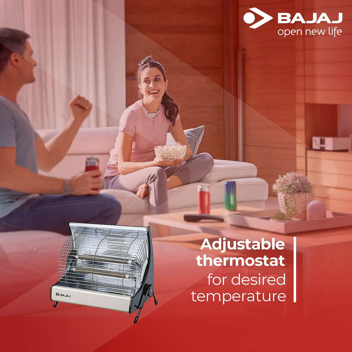 Havells Comforter 2000 Watt Room Heater with Overheat Protection
