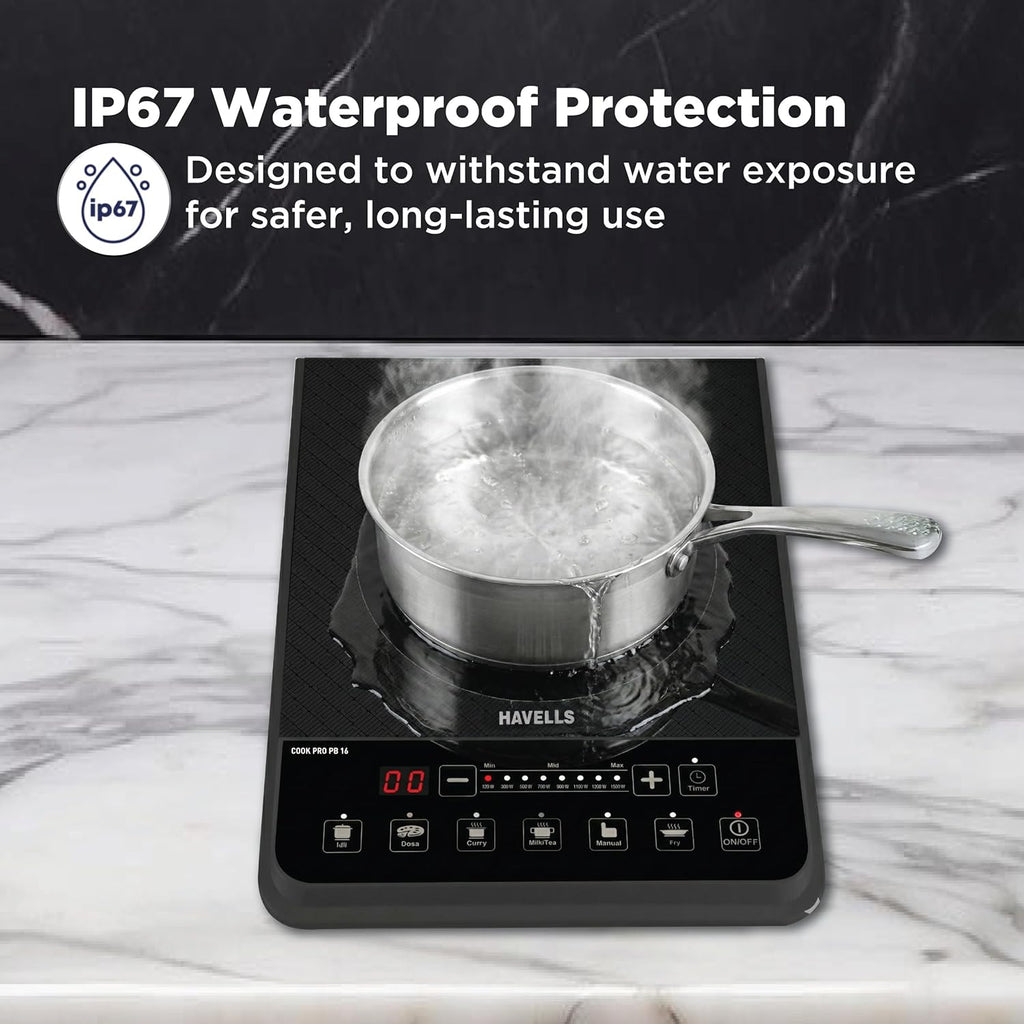 Havells Cook Pro PB 16 Induction Cooktop| Black