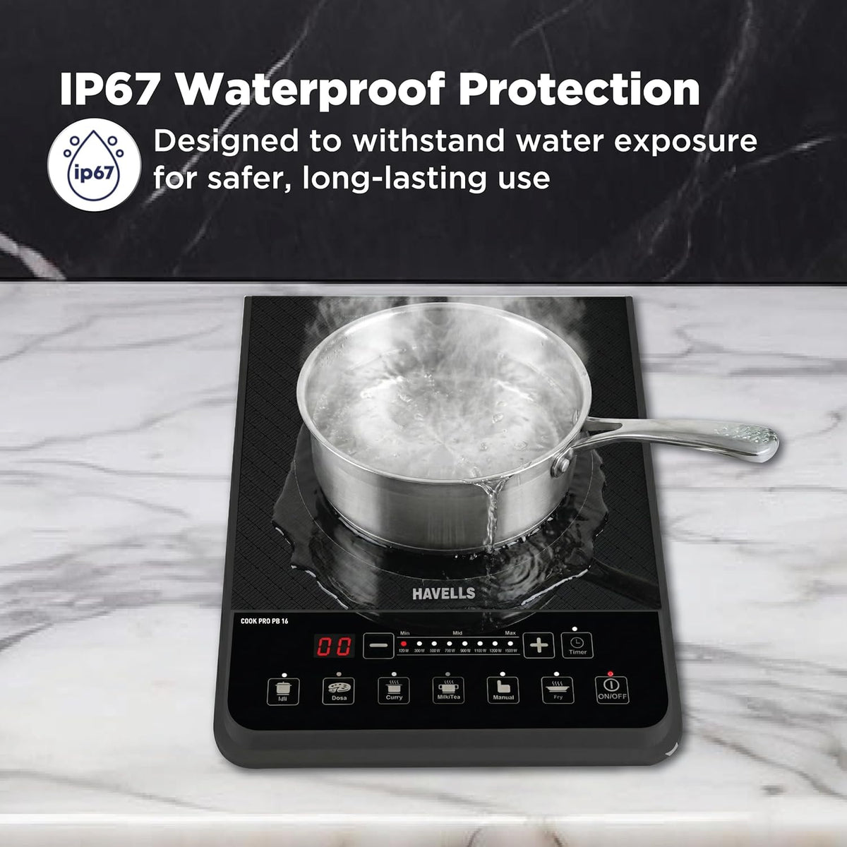 Havells Cook Pro PB 16 Induction Cooktop| Black