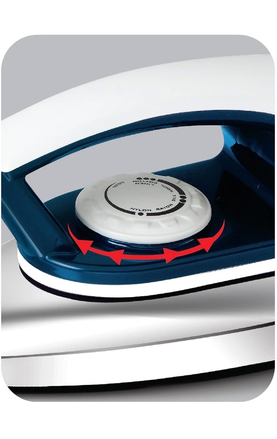 Havells Stainless_Steel Insta 600 Watts Dry Iron (Blue)
