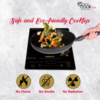 Havells TC 20 Glass Ceramic Cooktop Induction (Electric Stove) | 2000 W | With 9 Cooking Options | Copper Coil with 3 Year Warranty | Auto Pan Detection Sensor | Designer Touch Panel (Black)