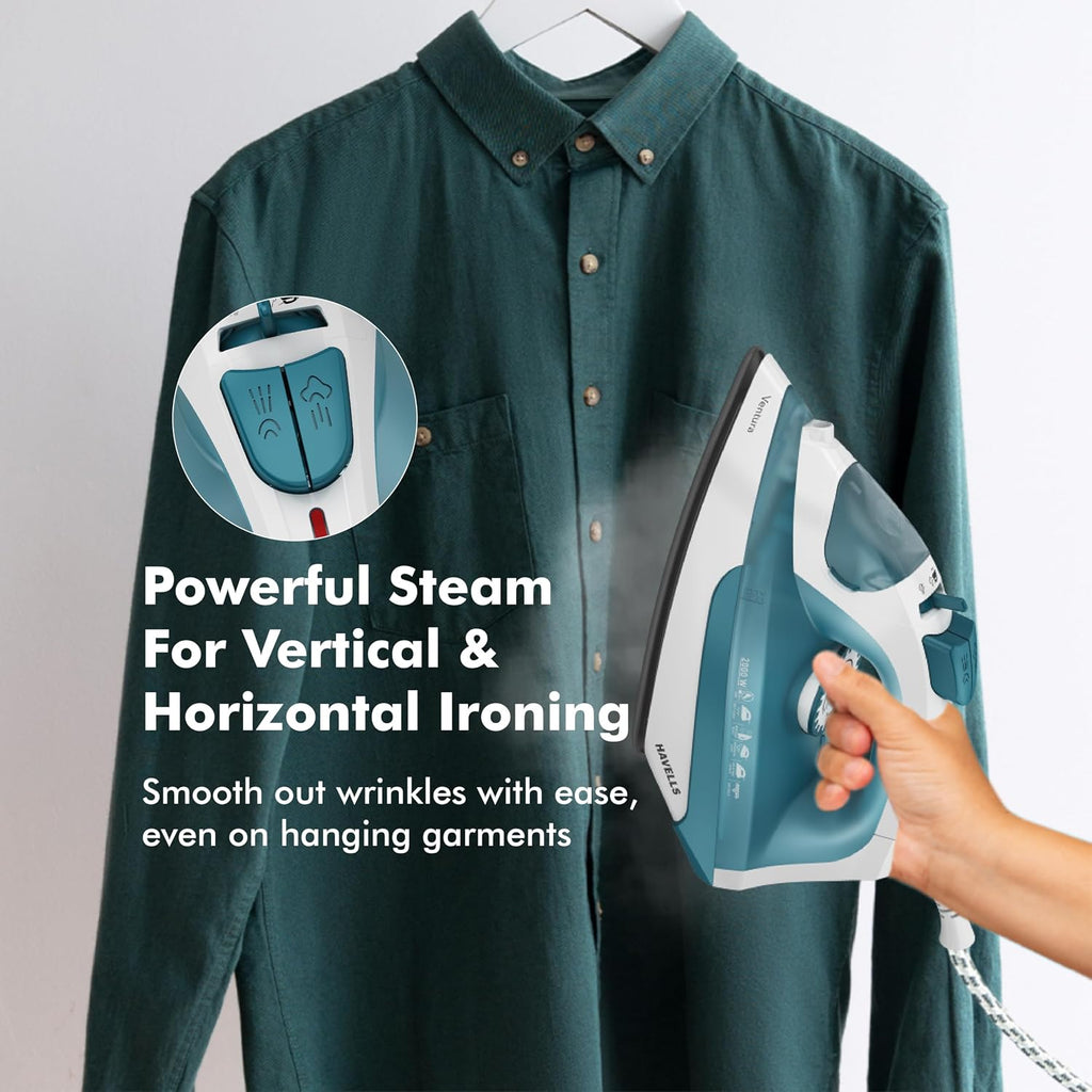 Havells Ventura 2000 Watt Steam Iron with Self Cleaning Function