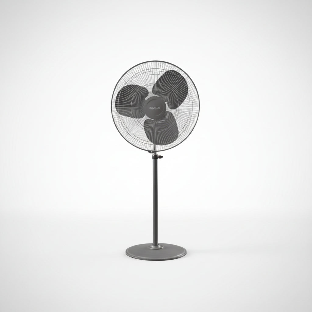 Havells WindStorm Pro Pedestal Fan, 500 mm, Silver