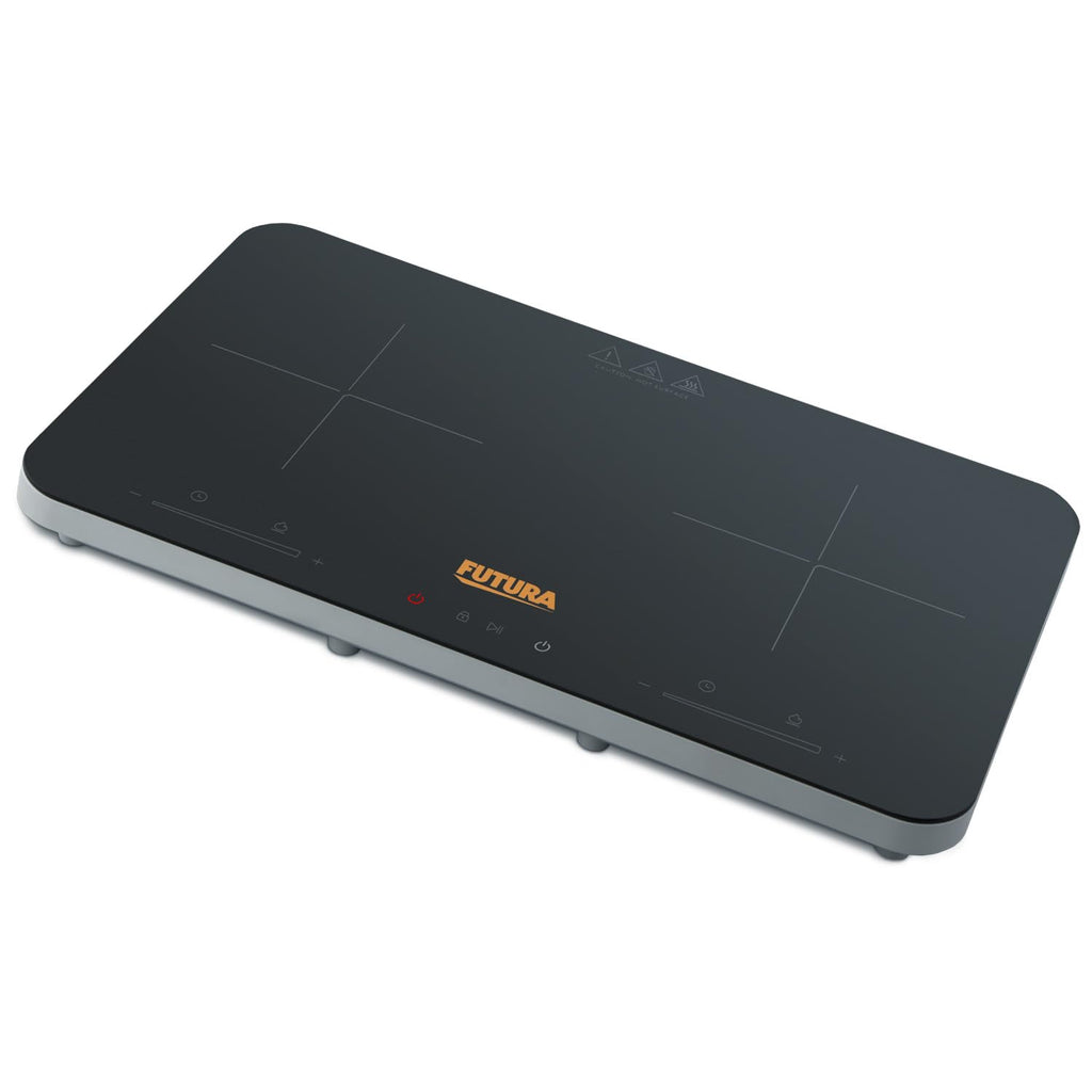 Hawkins Futura Dual Hob Induction Cooktop, 3600-W, Auto Cut-off, Child Lock, Intelligent Boil-Dry Protection, 20 Power Settings, Black (FIC2A1)