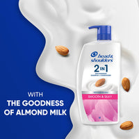 Head & Shoulders 2-in-1 Smooth and Silky Anti Dandruff Shampoo + Conditioner ( 1 L)