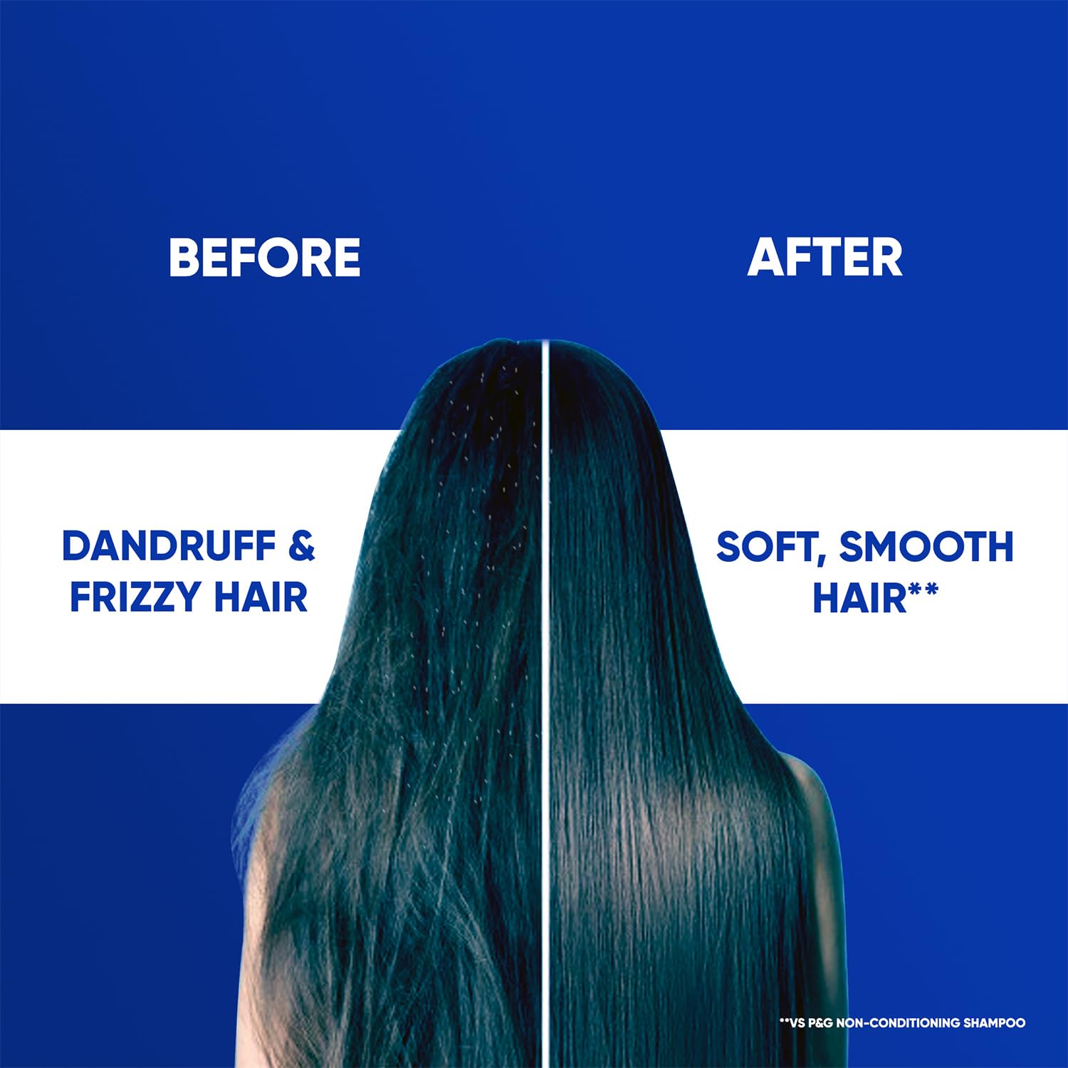 Head & Shoulders 2-in-1 Smooth and Silky Anti Dandruff Shampoo + Conditioner ( 1 L)