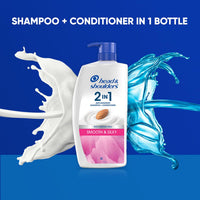 Head & Shoulders 2-in-1 Smooth and Silky Anti Dandruff Shampoo + Conditioner ( 1 L)