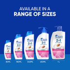 Head & Shoulders 2-in-1 Smooth and Silky Anti Dandruff Shampoo + Conditioner ( 1 L)
