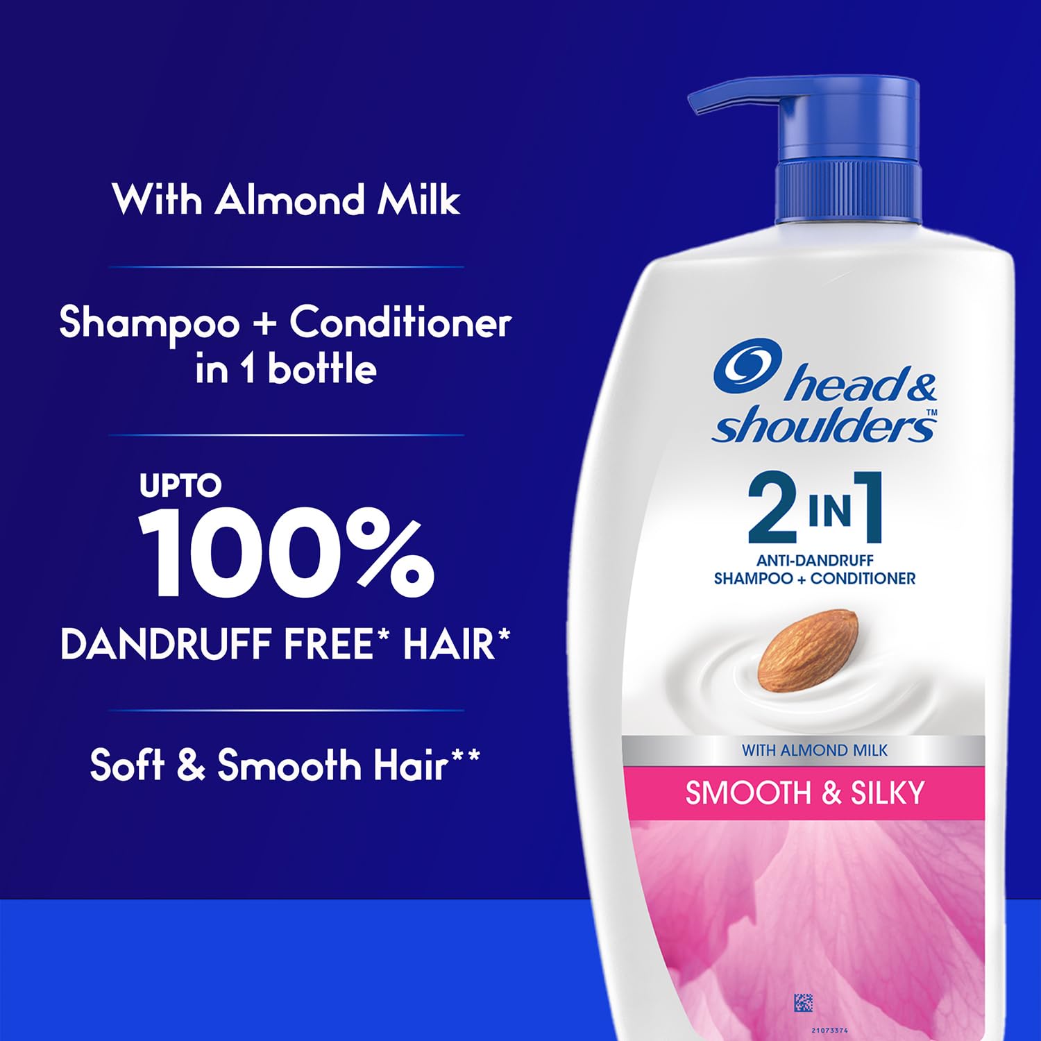 Head & Shoulders 2-in-1 Smooth and Silky Anti Dandruff Shampoo + Conditioner ( 1 L)
